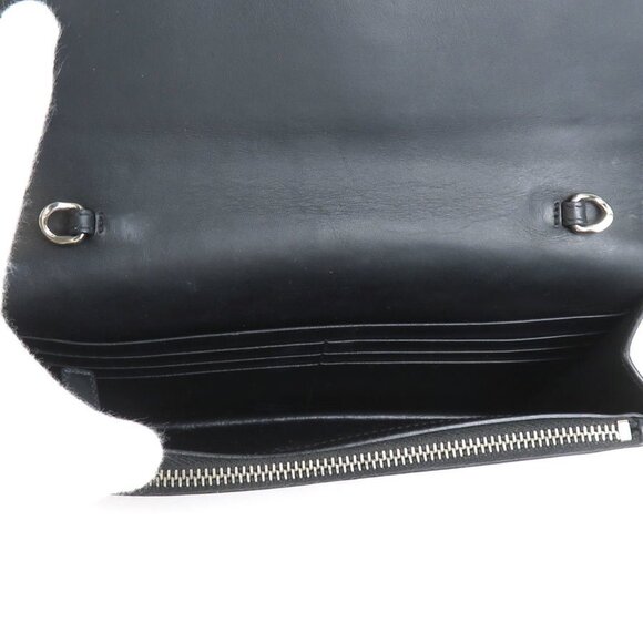 SAINT LAURENT Black Leather Wallet - Picture 3 of 5